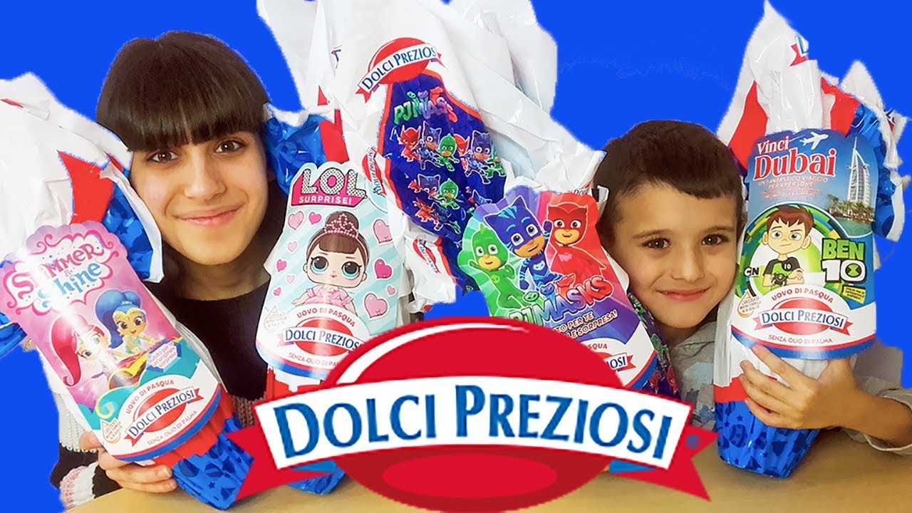 PASQUA 2018 #2: Le nostre uova DOLCI PREZIOSI: Pj masks, LOL Surprise, Shimmer e Shine e Ben10!!