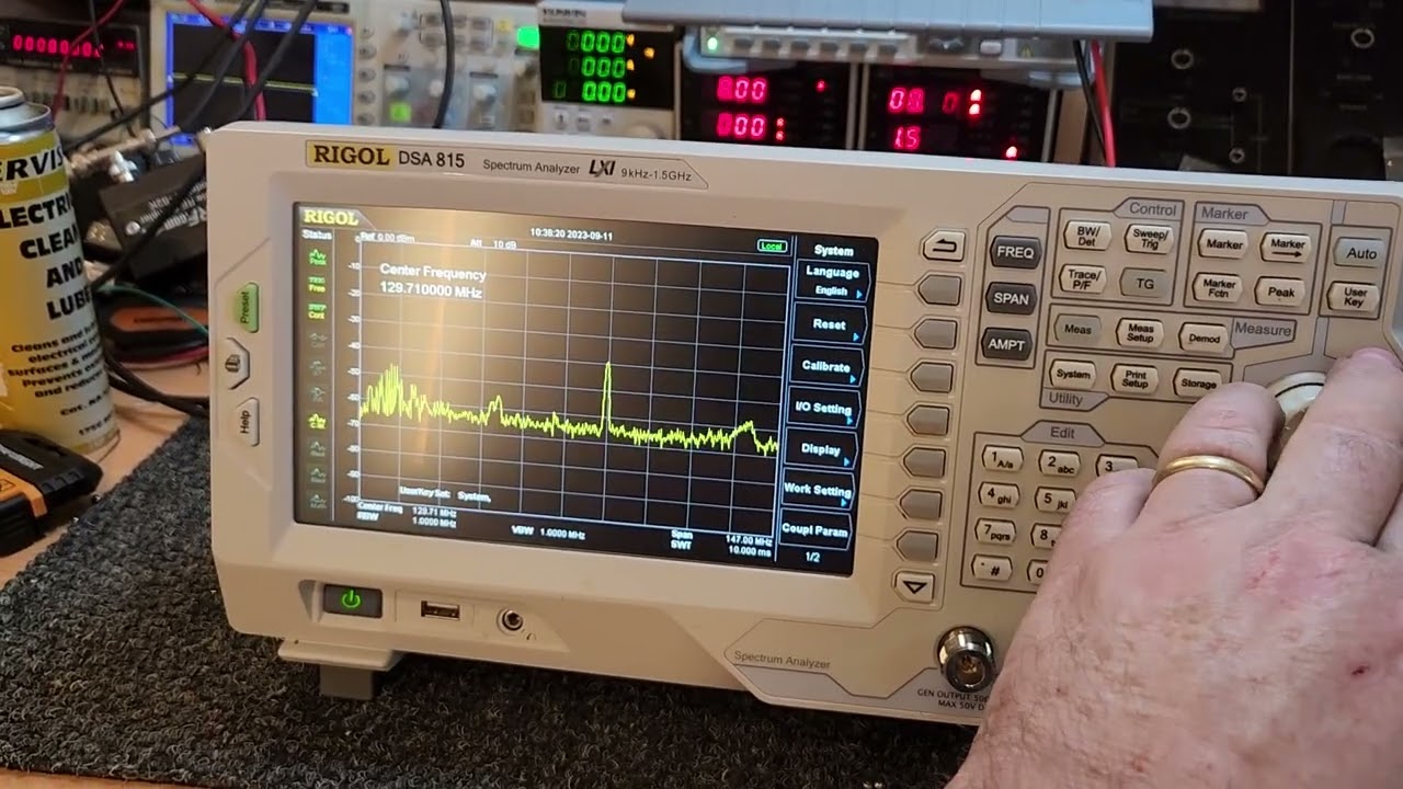 Rigol DSA815 Spectrum Analyser in beautiful condition,  plus a look at a few rare items coming soon.