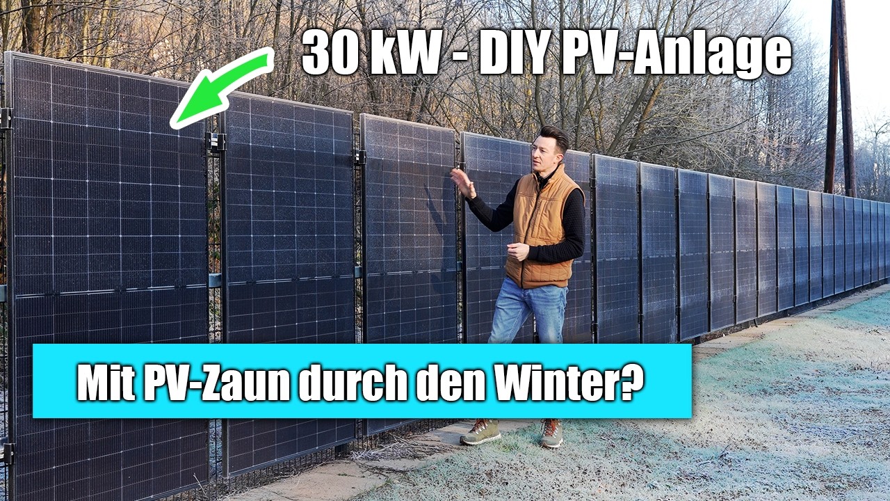 Huawei PV-Anlage Erfahrung - was leistet der PV-Zaun?