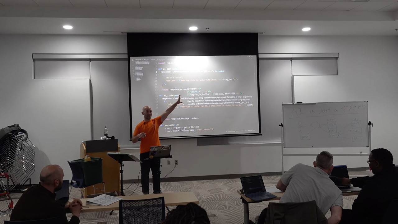 Intro to AI LLM Systems with Ollama and Python (Asheville 26.03.17)