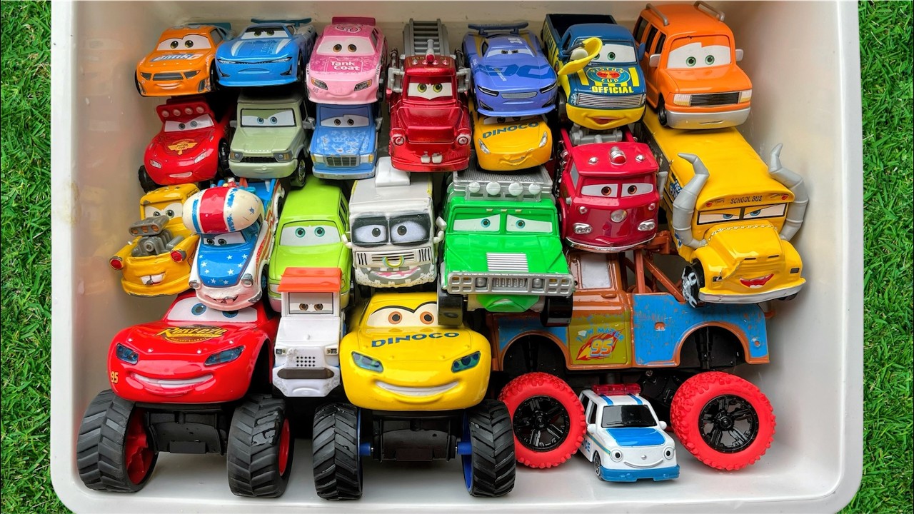 Disney Pixar Cars Unboxing Review | Lightning McQueen, Tow Mater, Doc Hudson, Sally Carrera, Cruz