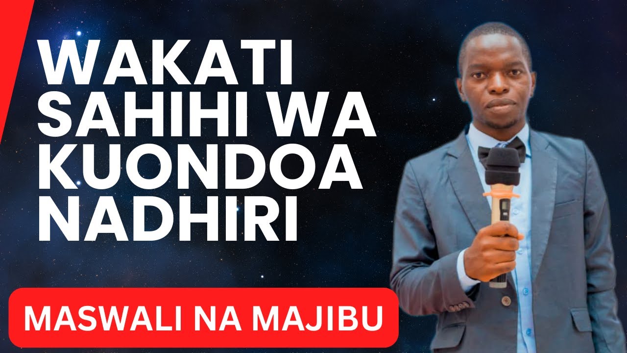 Je, nadhiri inalipwa baada ya Mungu kujib ulicho muomba au nadhiri inalipwa kabla ya Mungu kujibu