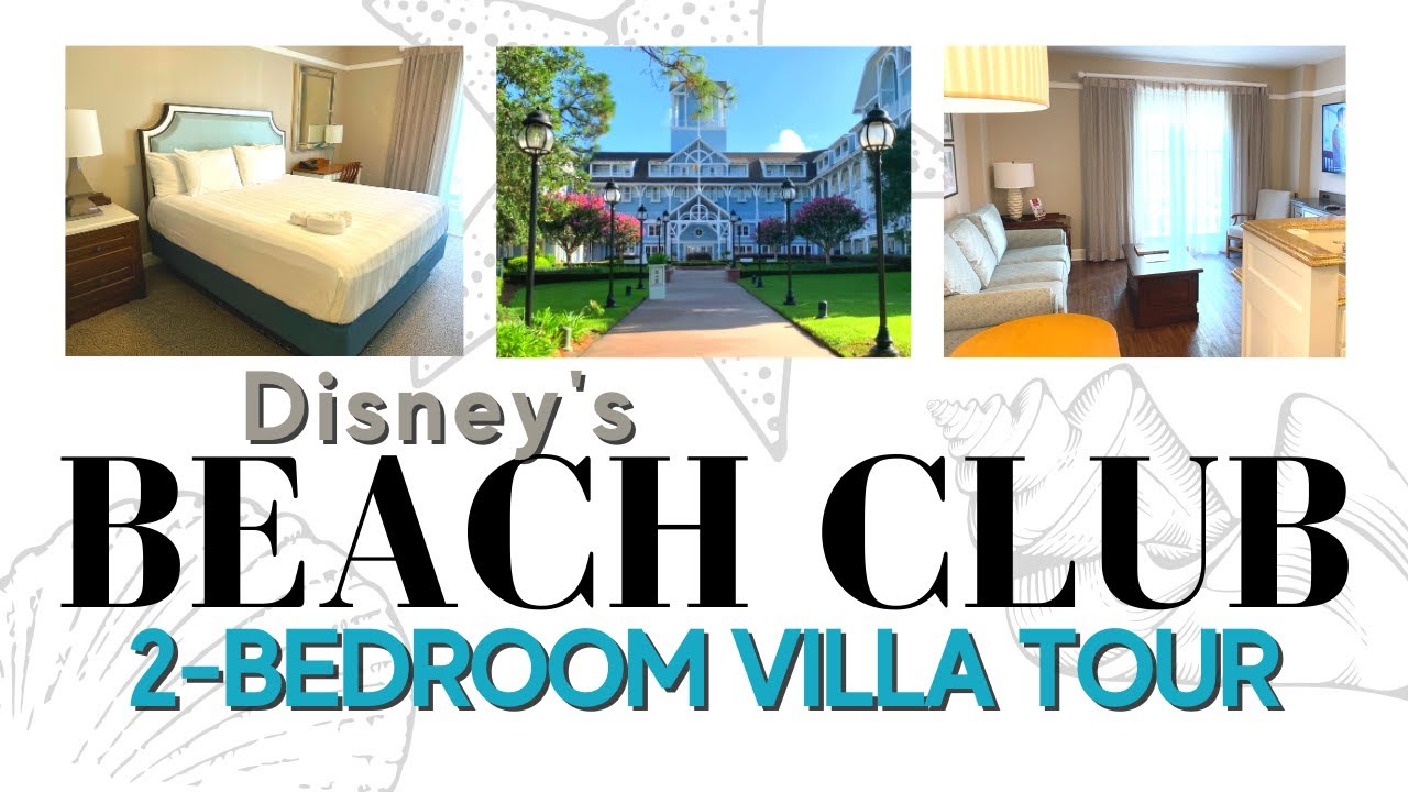 Beach Club DVC 2-Bedroom Villa Tour | Beach Club Villas Room 123 