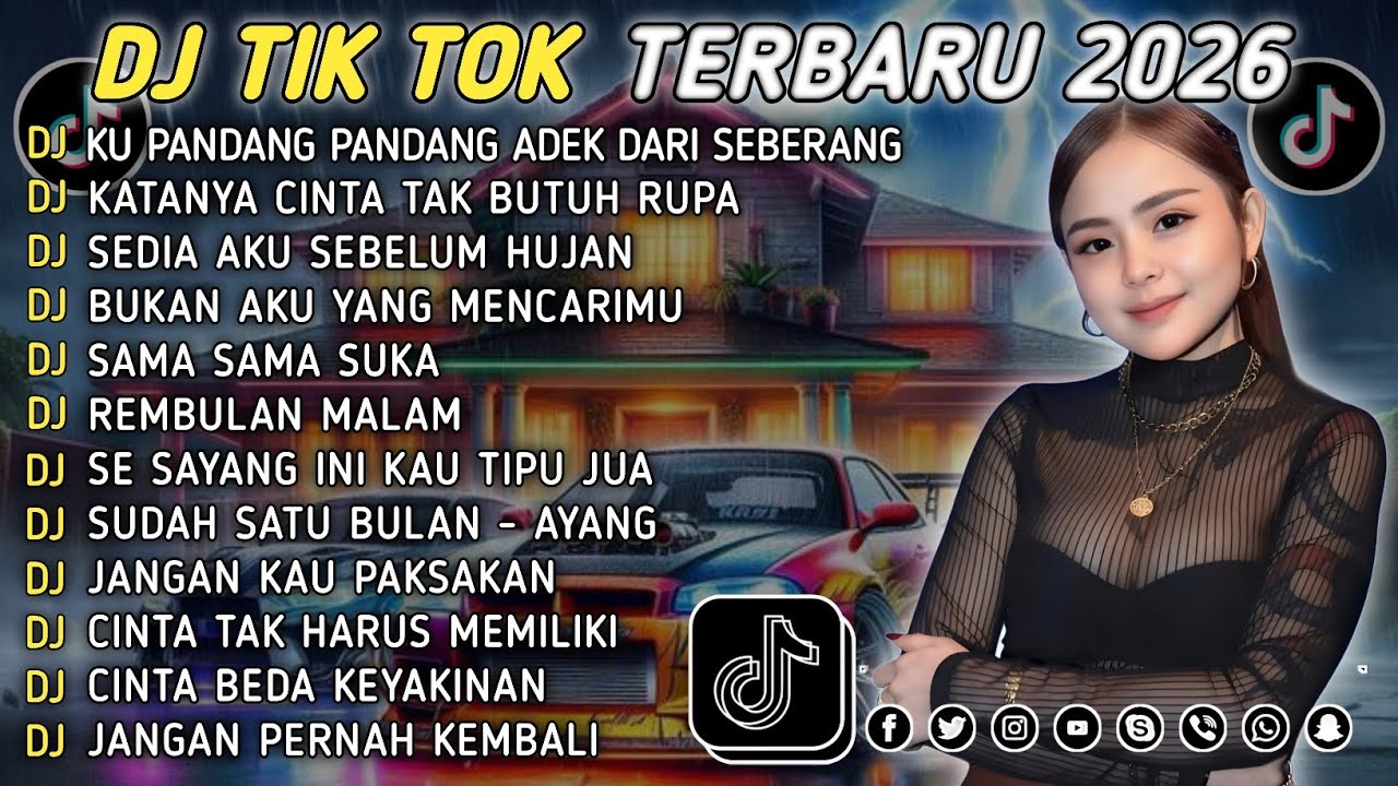 DJ TIKTOK TERBARU 2026 || DJ CINTA DARI SEBERANG 🎵 DJ KATANYA CINTA TAK BUTUH RUPA 🎵 FULL ALBUM❗❗