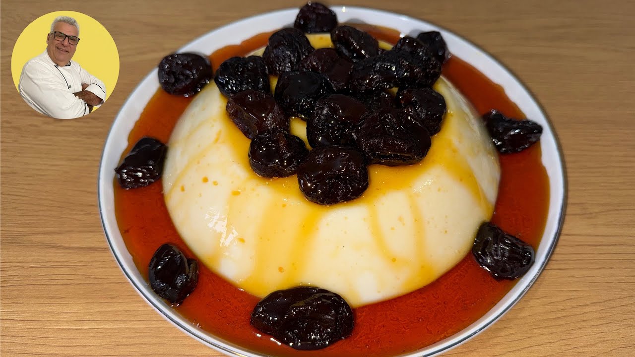 Tradicional MANJAR de COCO com CALDA de AMEIXA | Chef Edmar Reinoso