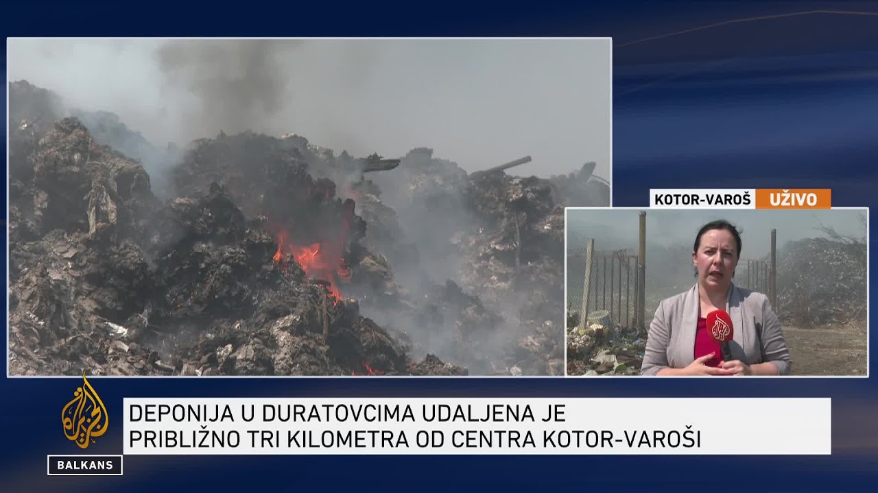 Kod Kotor-Varoši treći dan gori zvanično zatvorena deponija smeća