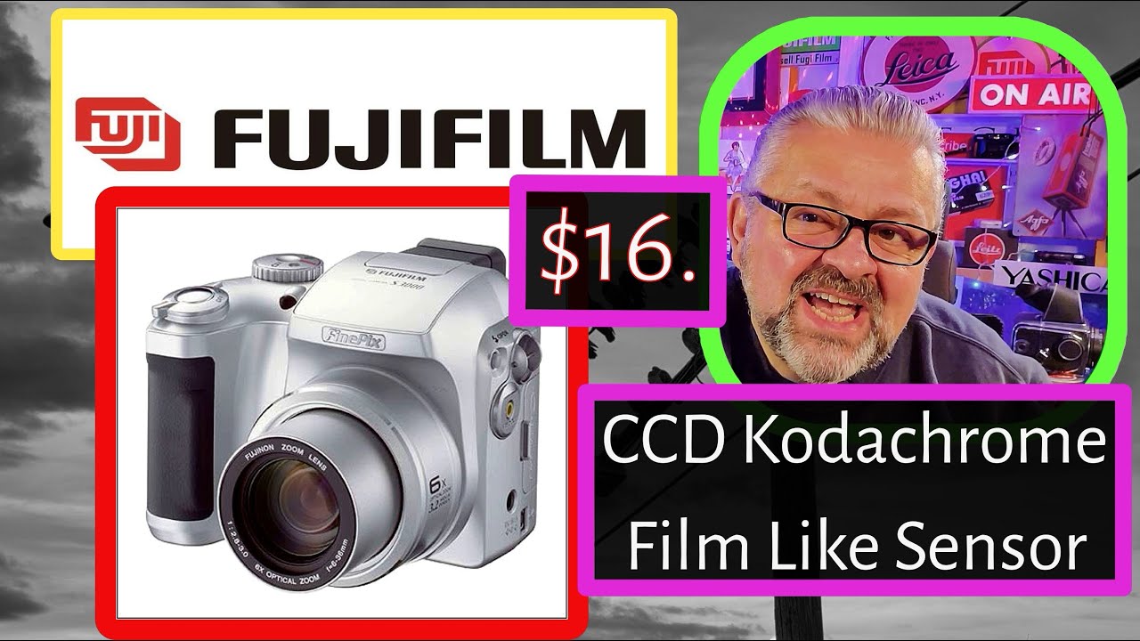 Обзор цифровой камеры Fujifilm CCD Kodachrome S3000 с сенсором из пленки за 16 долларов. Класс фо...