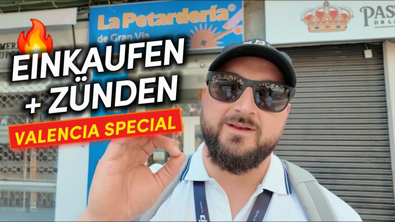 Einkaufstour in Valencia | Dieses Feuerwerk hat mich komplett überrascht 🤯