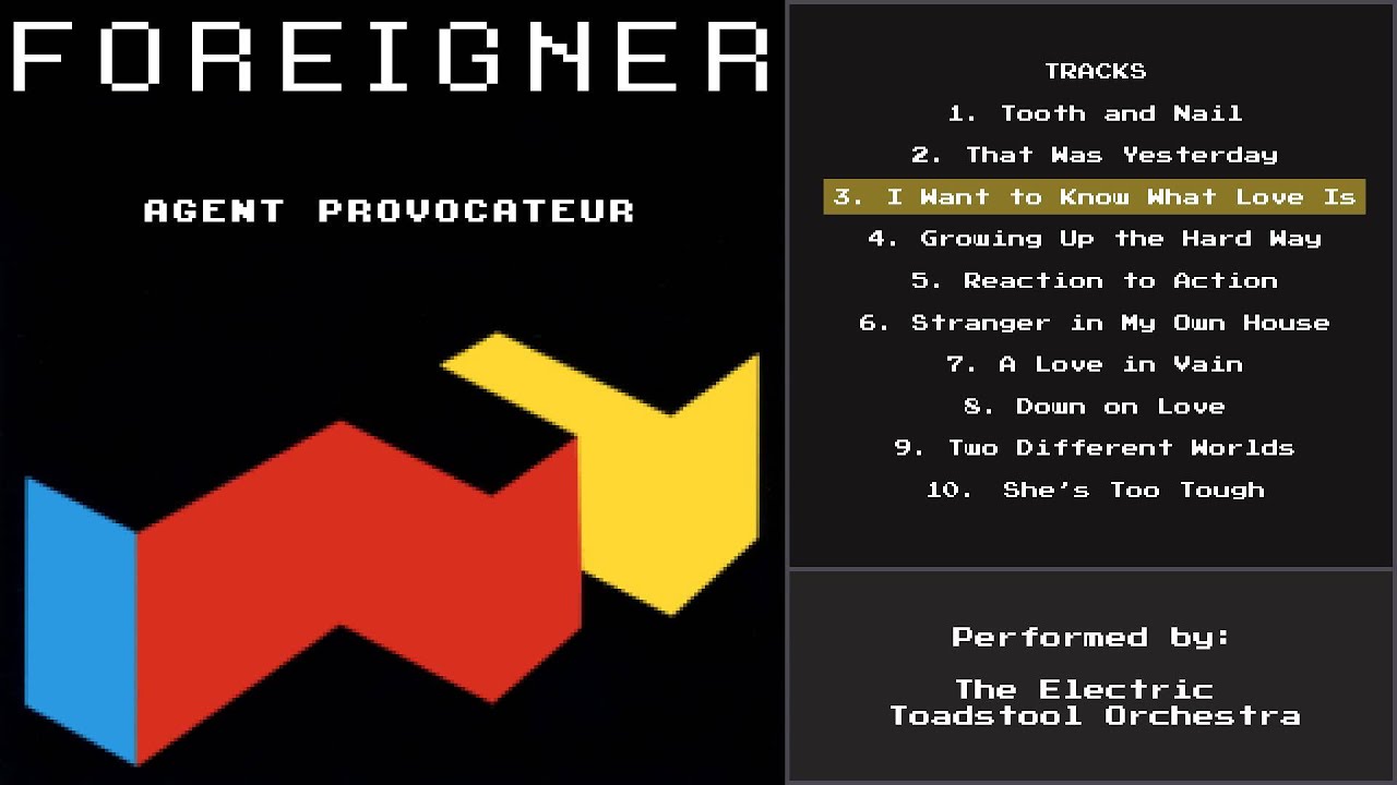 Foreigner: I Want to Know What Love Is (8-bit cover)