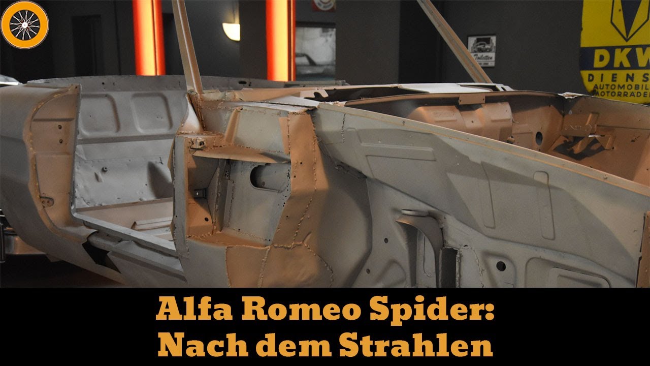 Alfa Romeo Spider Rundheck Restauration - Nach dem Strahlen // CLASSIC LOUNGE LEIPZIG //