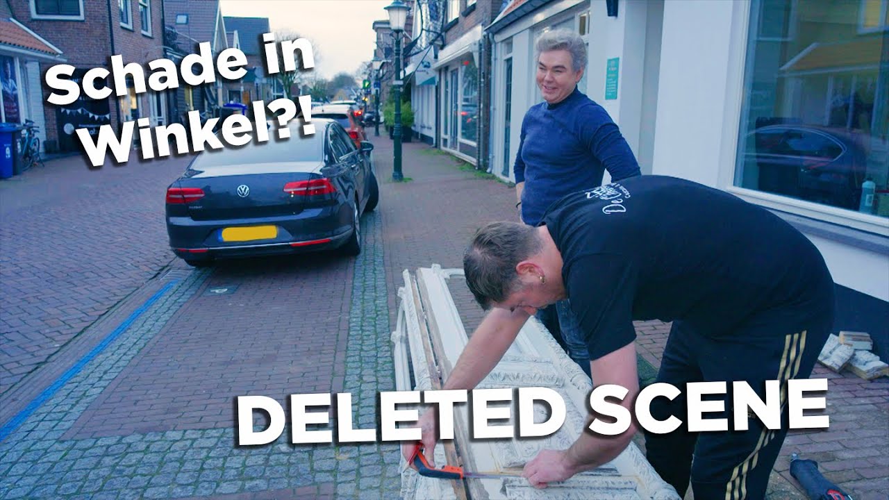 Teun en Ap Stuntelen met Deuren nieuwe Winkel Teun! | Deleted Scene Urk