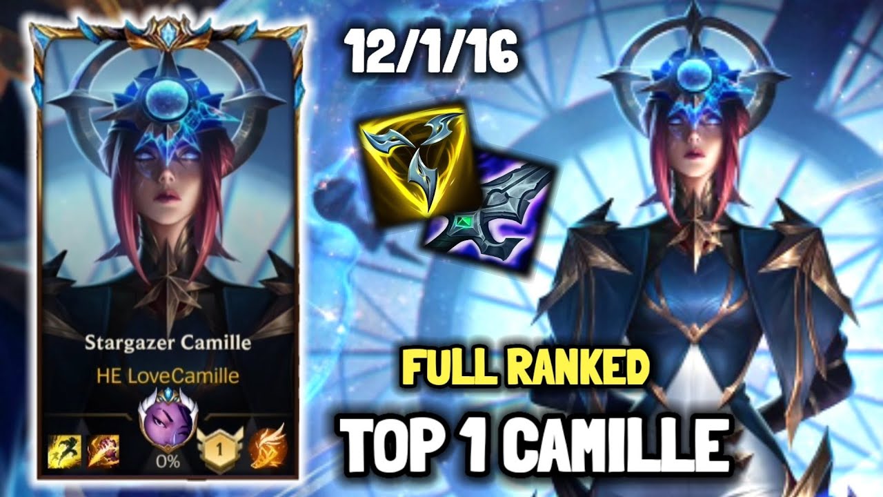 Wild Rift Top 1 Camille - Challenger Ranked | Build & Runes