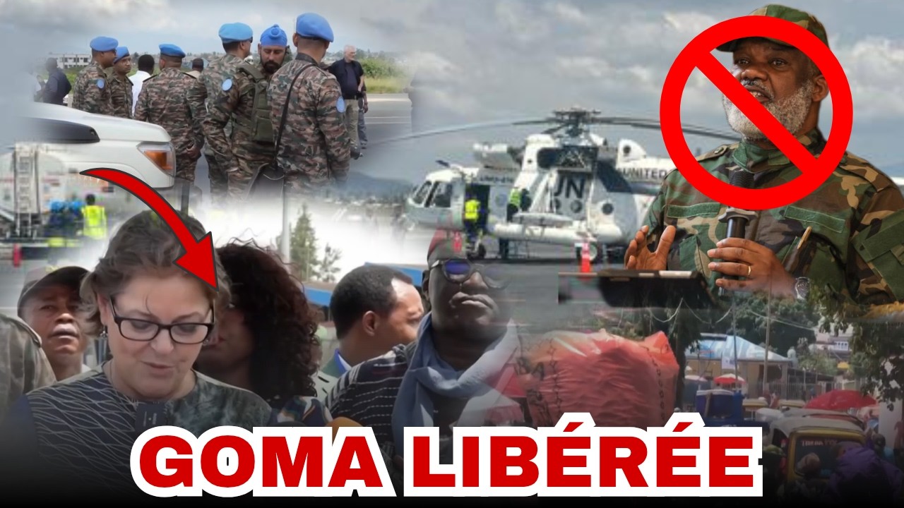 GOMA LIBÉRÉE ? L’AÉROPORT ROUVRE APRÈS 1 AN – LA MONUSCO REVIENT