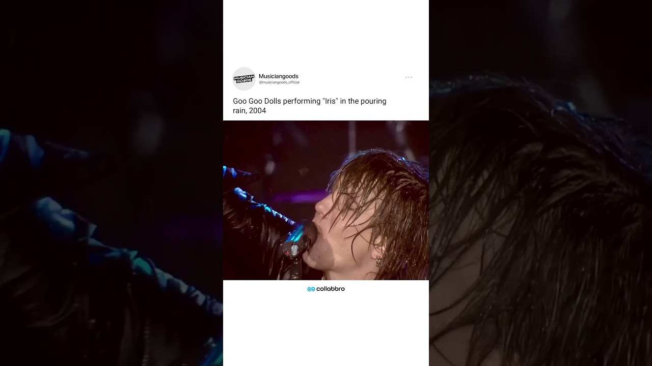 The rain made it even better ☔️ #googoodolls #concert #rain #music #singer #emotional #lovesongs