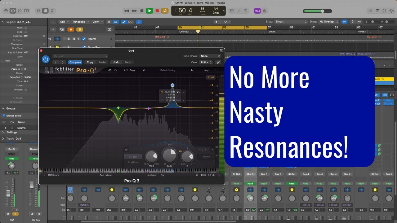 How To Deal With Resonant Frequencies In The Mix