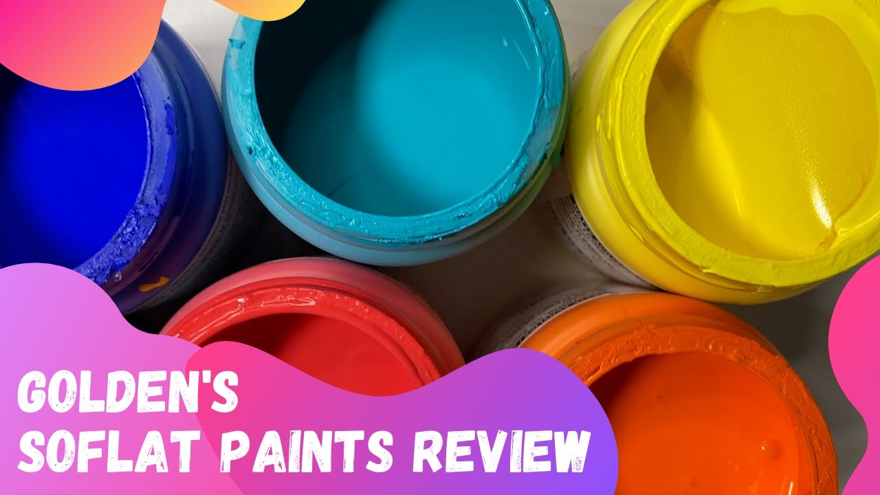 My Review the Golden SoFlat Acrylic Paint Line
