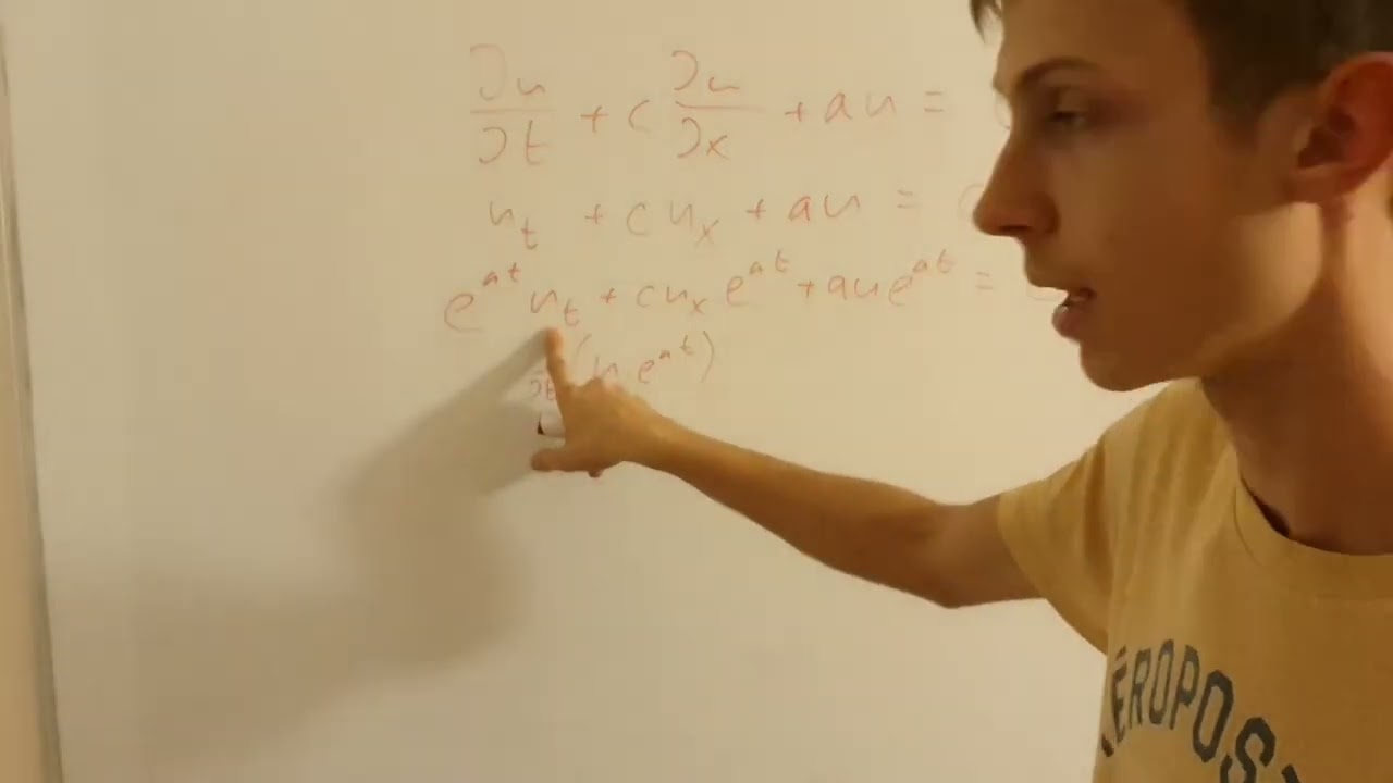 Transport equation with decay - getting to the general solution