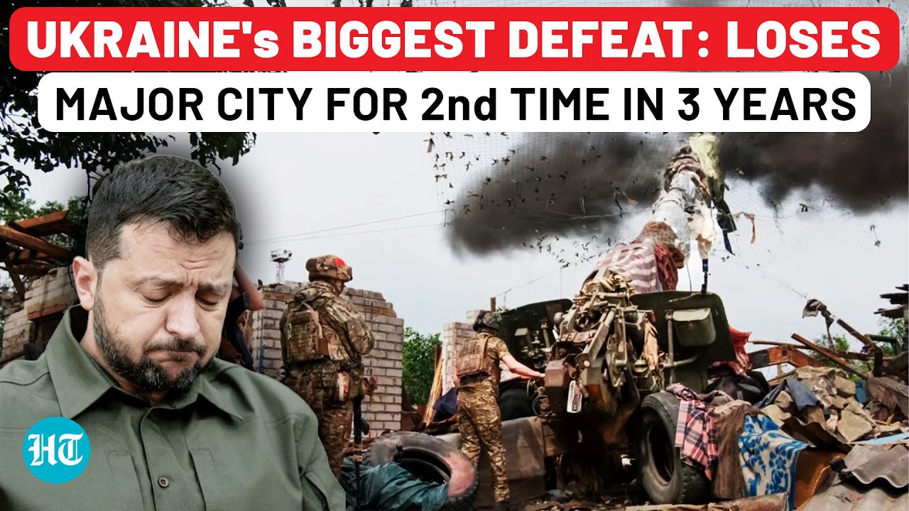 Ukraine Army's Most Embarrassing Defeat: Loses Major City For 2nd Time; Logistics Hub About To Fall