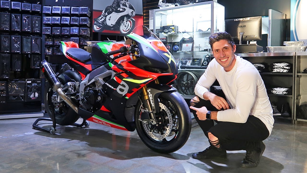 $50,000 Aprilia RSV4 X World Exclusive First Look!!!