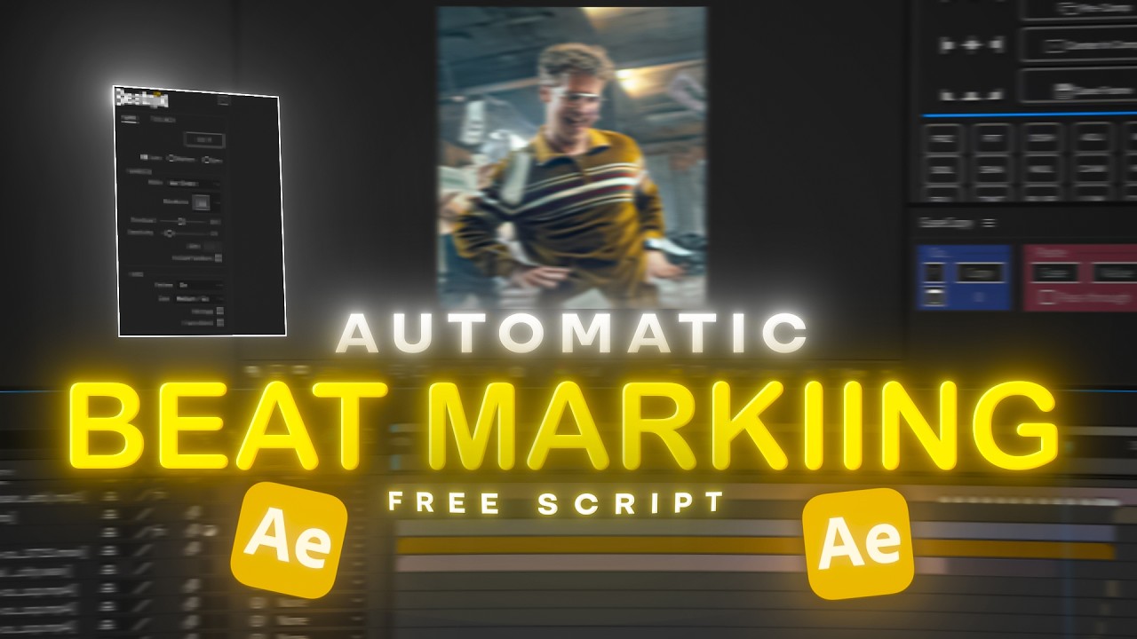 How to Mark Audio Beats Automatically in After Effects | Free Script Tutorial