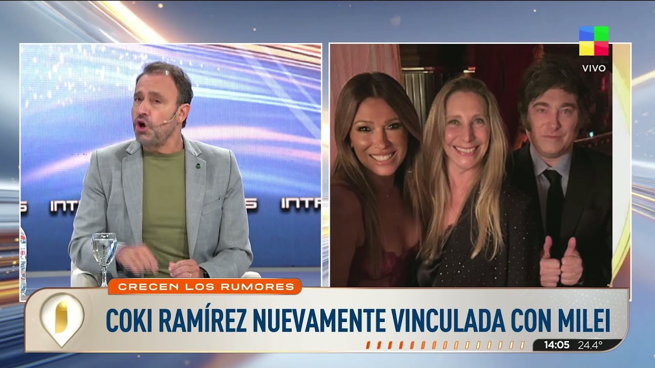 🔥 CRECEN LOS RUMORES: COKI RAMÍREZ NUEVAMENTE VINCULADA CON JAVIER MILEI