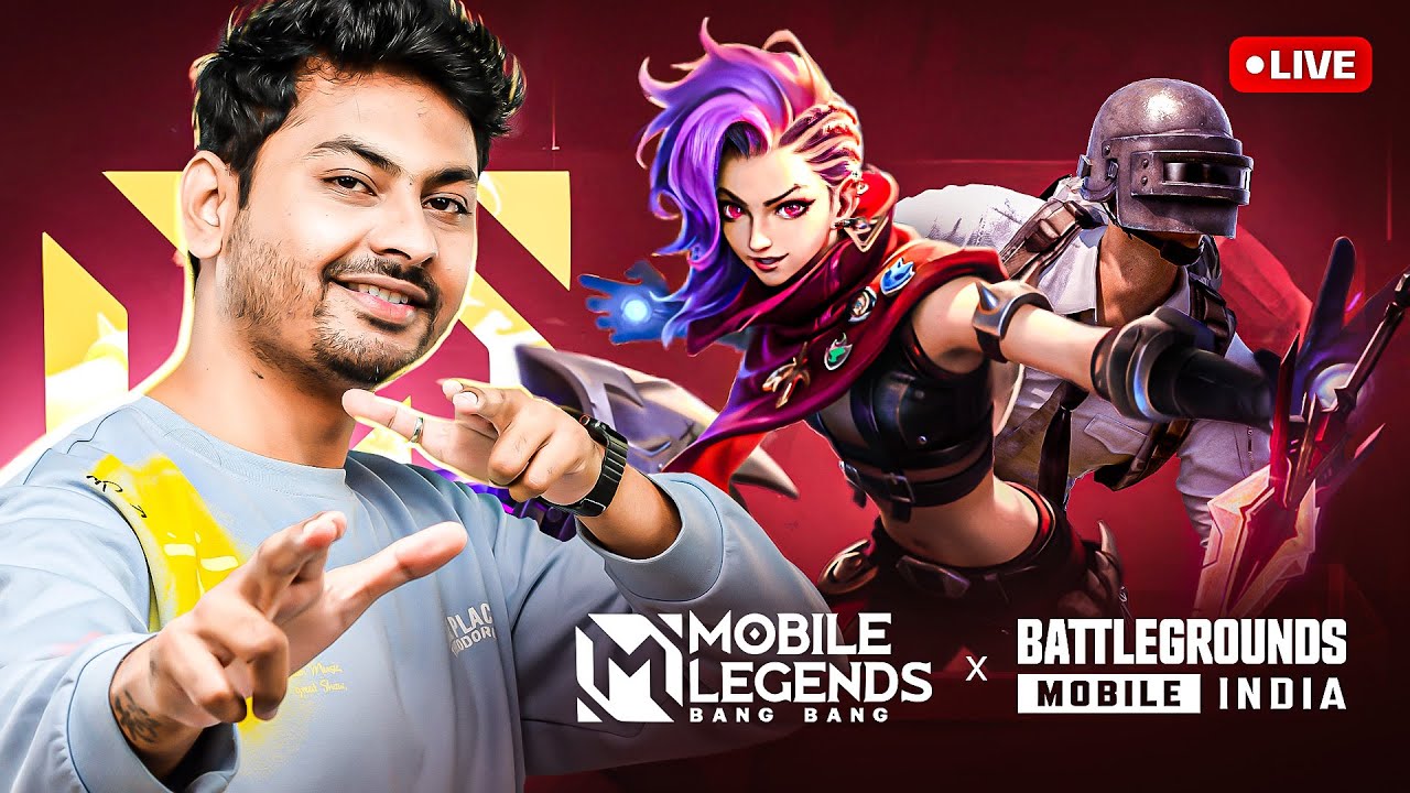 🔴LIVE - MOBA LEGENDS 5V5 RANK PUSH & GIVEAWAY | BGMI DONE