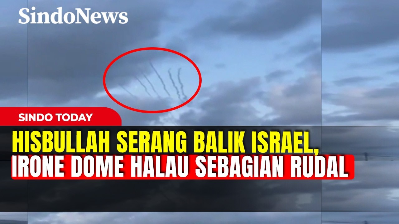 Detik-Detik Hizbullah Lancarkan Serangan Balasan ke Arah Israel | Sindo Today | 14/04