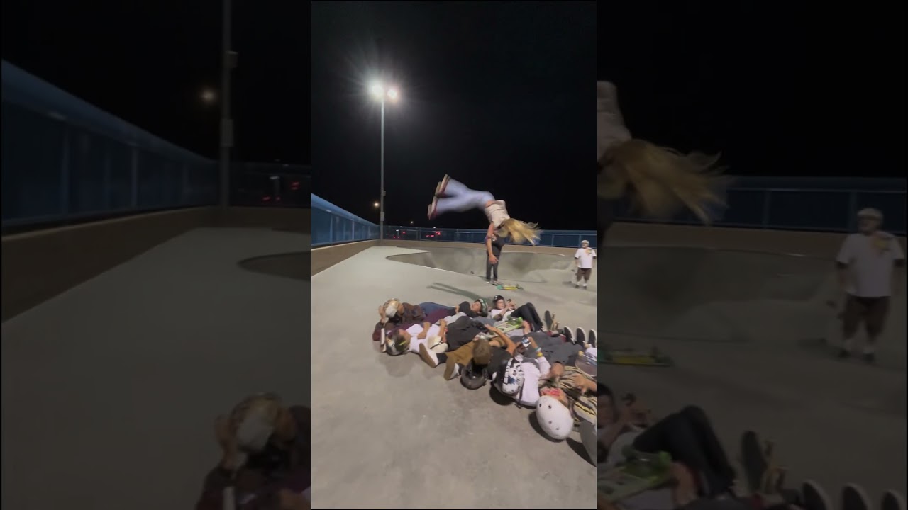 Most people barani flipped over from a quarter pipe on roller skates #shorts