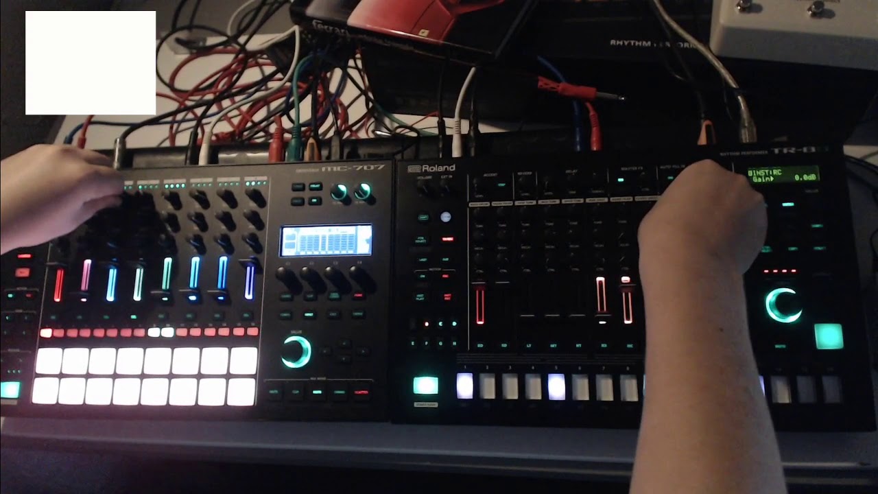 Tragic Capabilities - Roland MC-707 and TR-8S techno jam