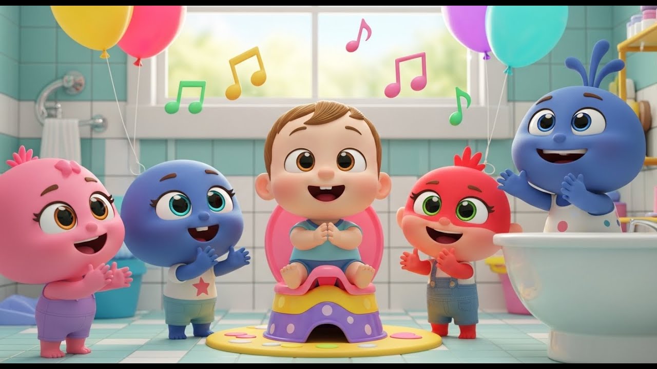 Potty Training Song 🚽 | Fun Learning Song for Toddlers | Baby Giggles TV