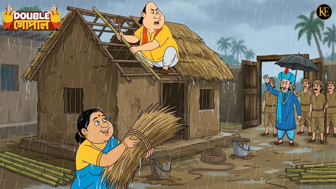ভারি বৃষ্টিতেও থামেনি গোপাল ভাঁড়! মন্ত্রী কেন তাকে ঘর বানাতে মানা করেছিল?| | New Episode 2026