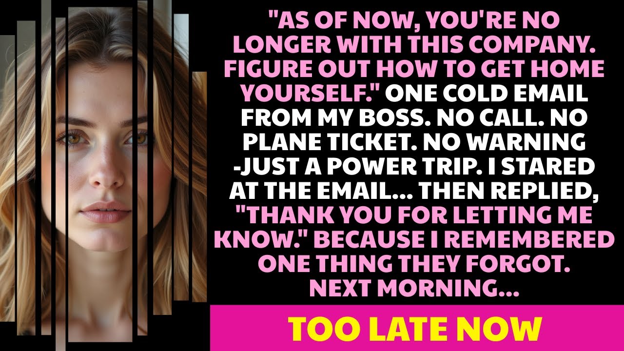 My Boss Fired Me—He Didn’t Realize What He Just Triggered.