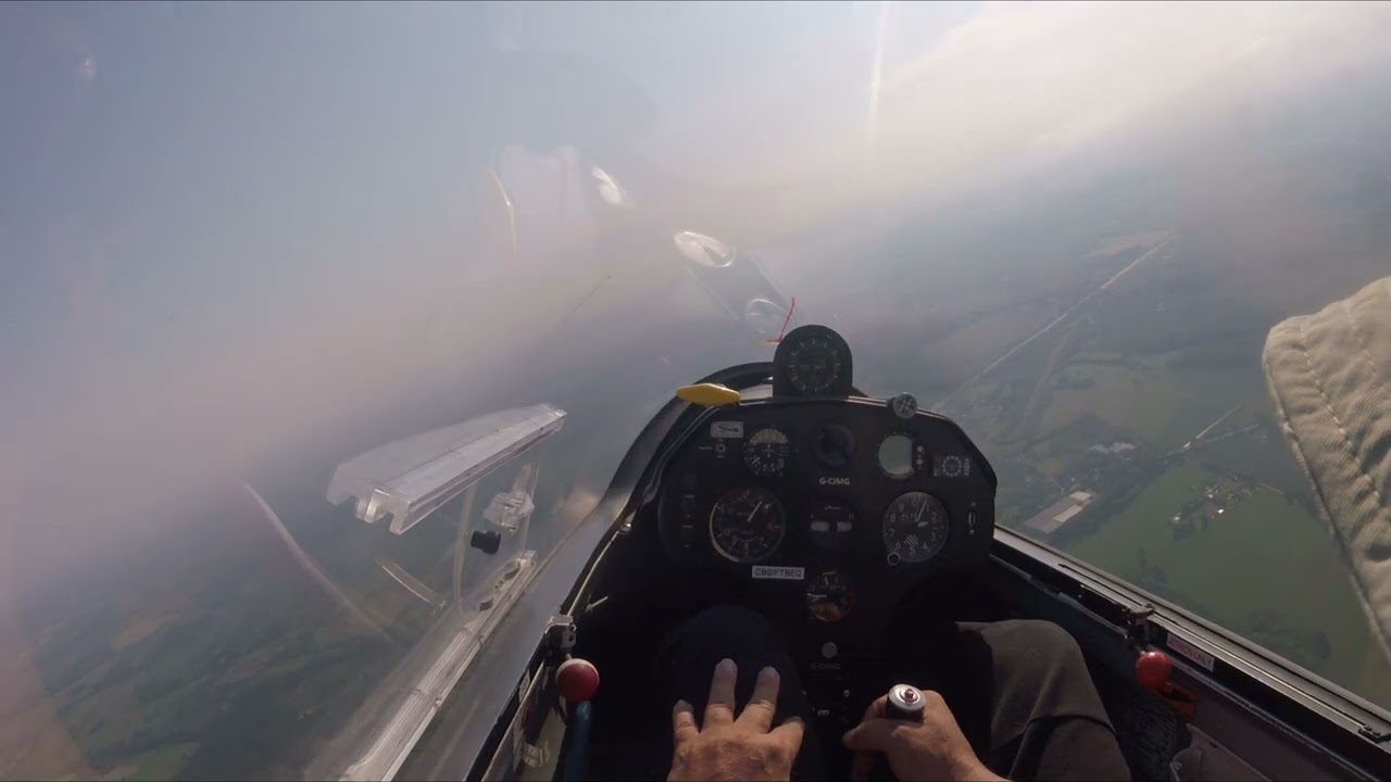My first solo loops in SZD-51 Junior at Kent Gliding Club