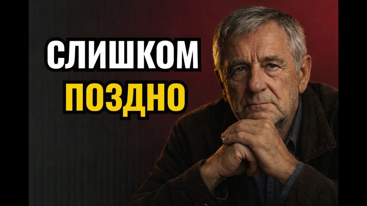 Мне 76… И вот что я понял слишком поздно