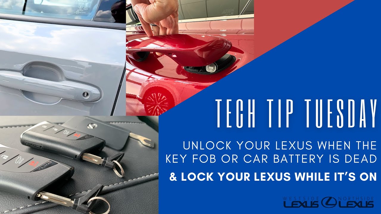 How to Get in Your Lexus with the Emergency Key - Even with a Dead Battery - Tech Tip Tuesday