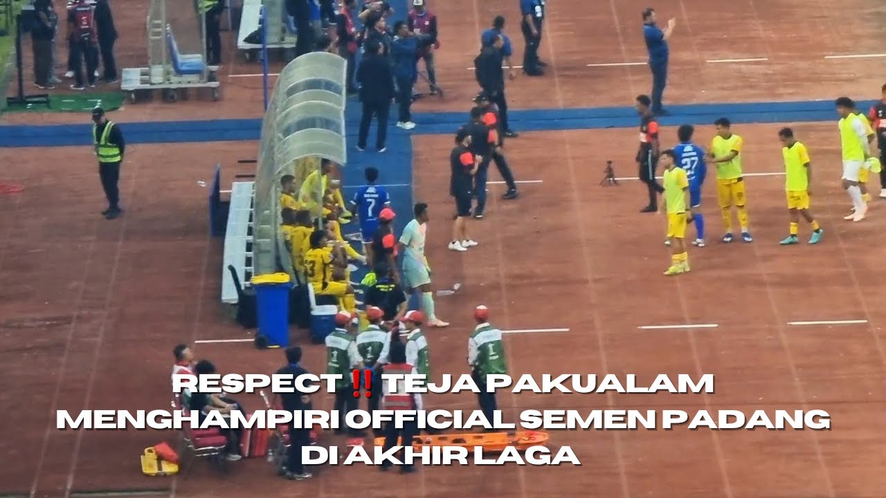 RESPECT ‼️ KEAKRABAN TEJA PAKUALAM DENGAN OFFICIAL SEMEN PADANG