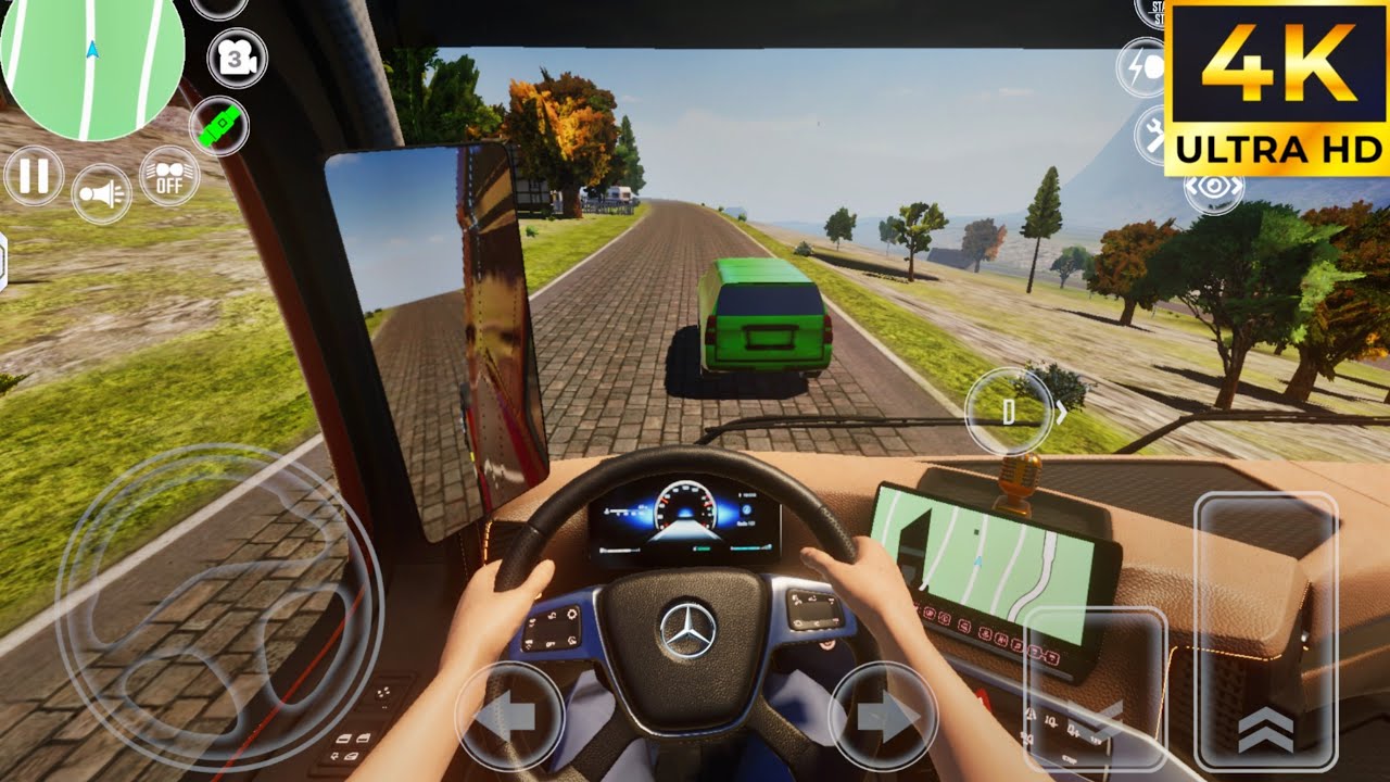 🚘Driving School Simulator Evo 2026 ✅Mercedes Truck Driving In City Heavy Traffic! Ultra Graphics 