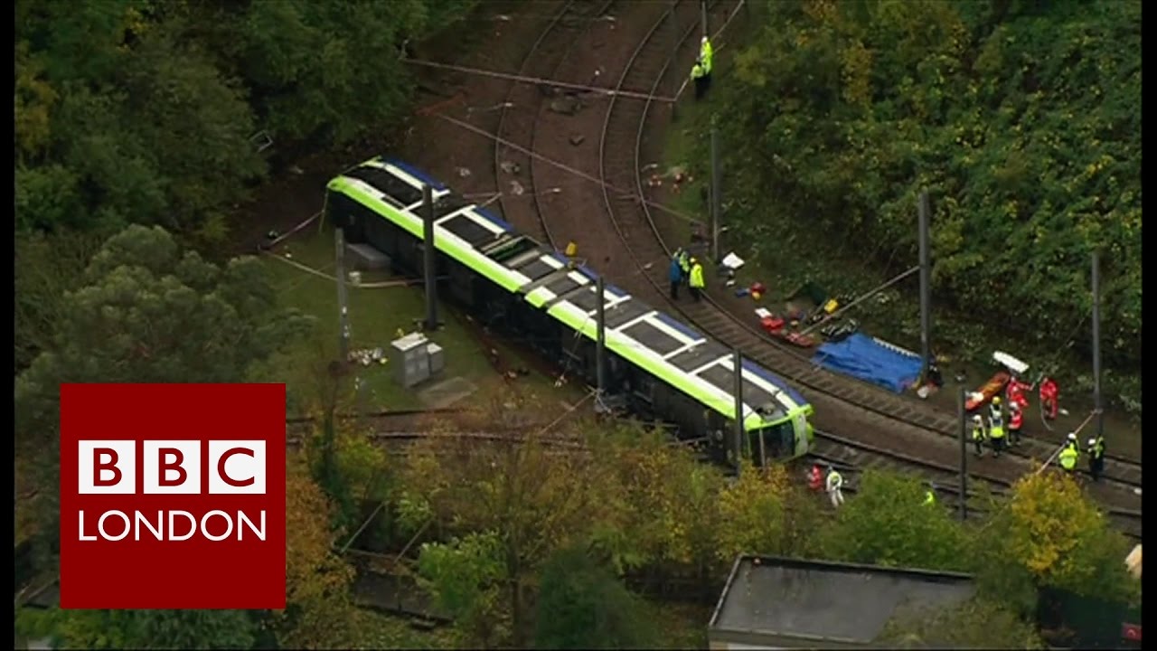 Трамвайная авария в Кройдоне — BBC London News