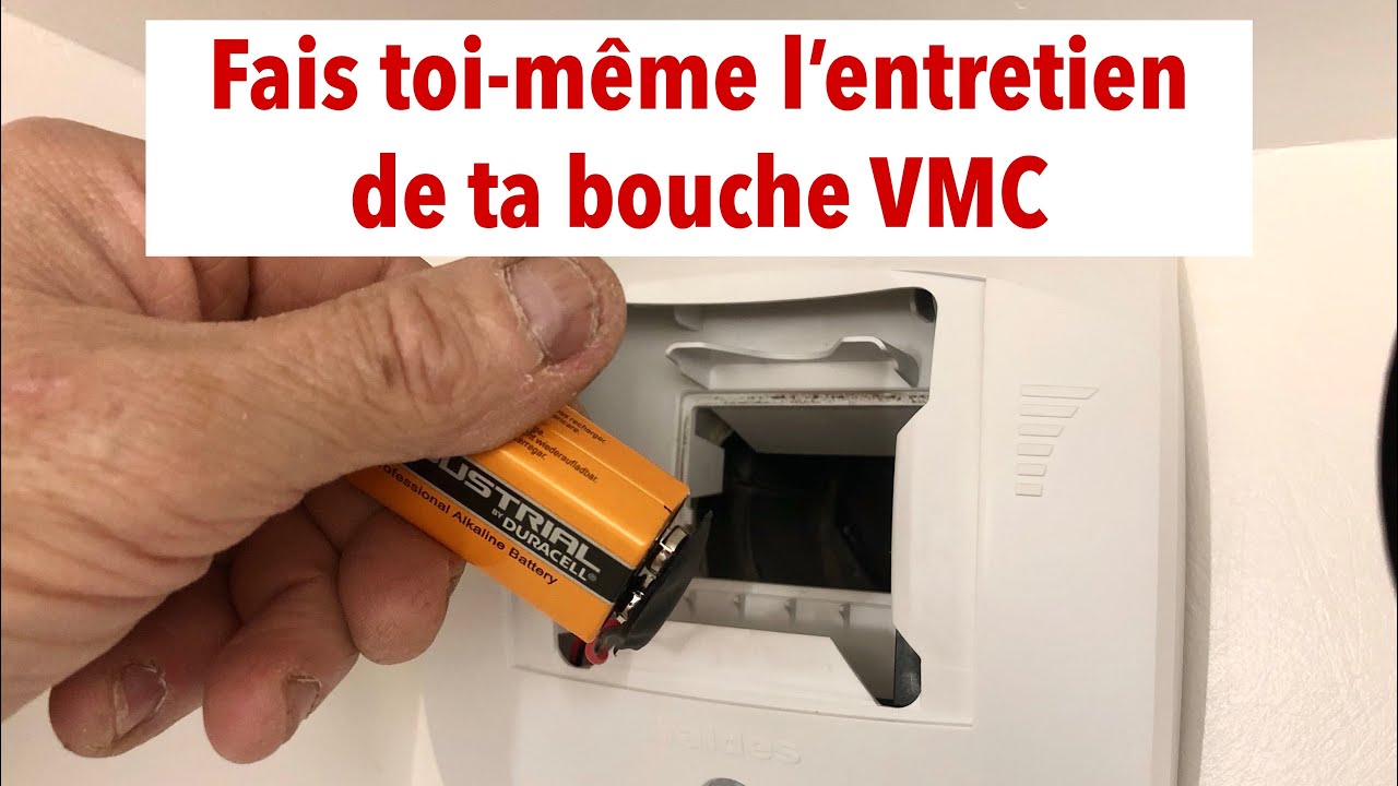 Fais toi même l’entretien de ta bouche VMC avec détecteur de présence