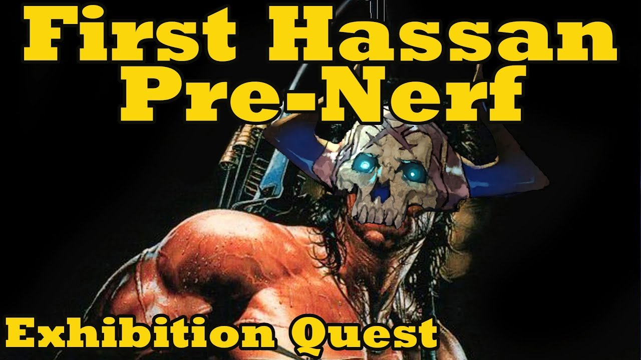 Pre-Nerf First Hassan Exhibition Quest - FGO Highlight