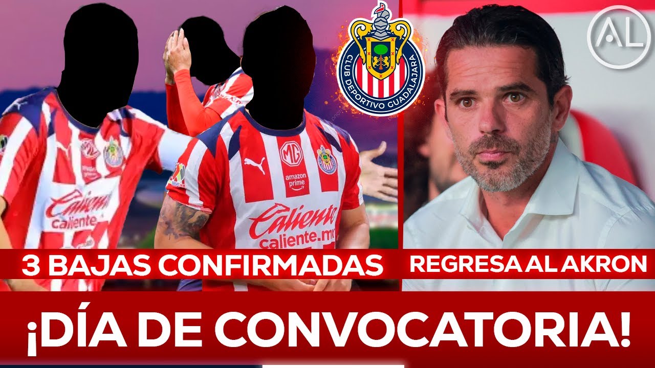 🔥 DÍA DE CONVOCATORIA para CHIVAS | 3 BAJAS CONFIRMADAS vs NECAXA | LA PRESIÓN DE MILITO