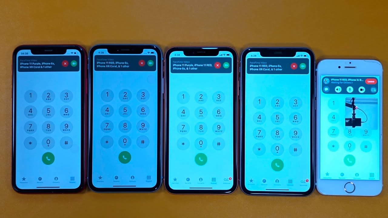 5 FACETIME INCOMING CALL IPHONE 6S IPHONE 11 IPHONE XR AND OUTGOING CALL