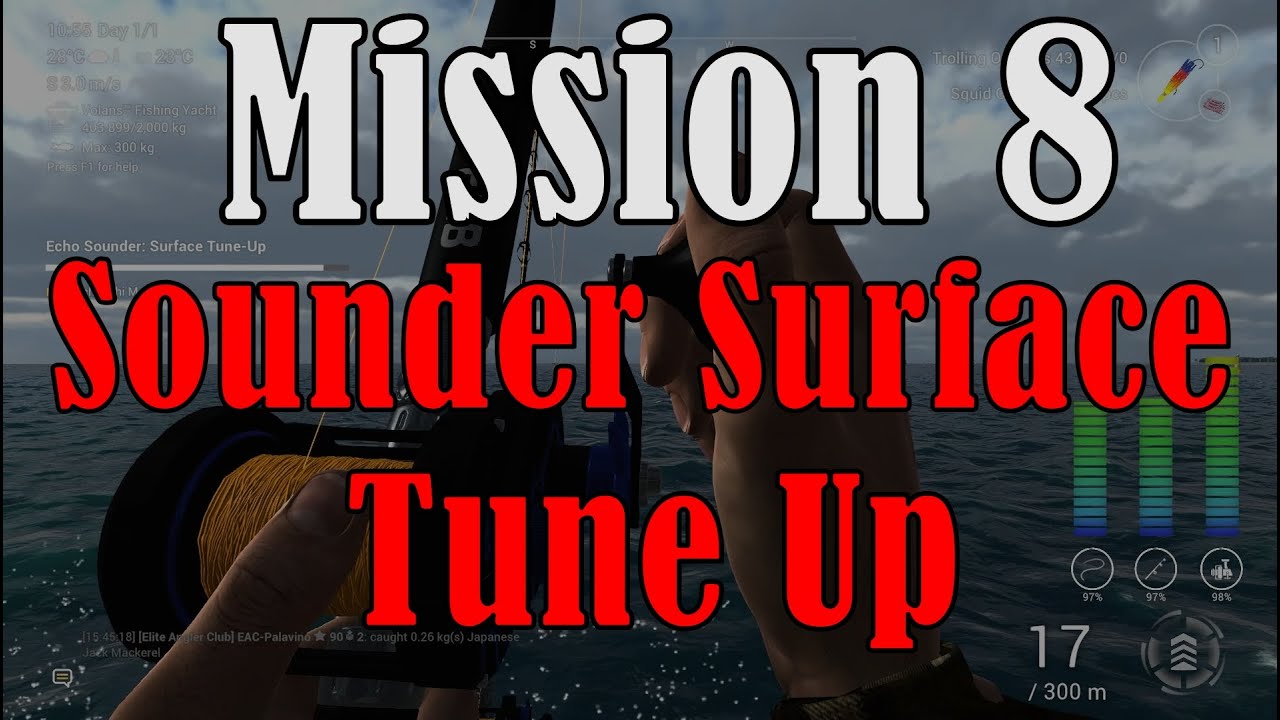 Fishing Planet - KAIJI NO RI - Mission 8 Echo Sounder Surface Tune up