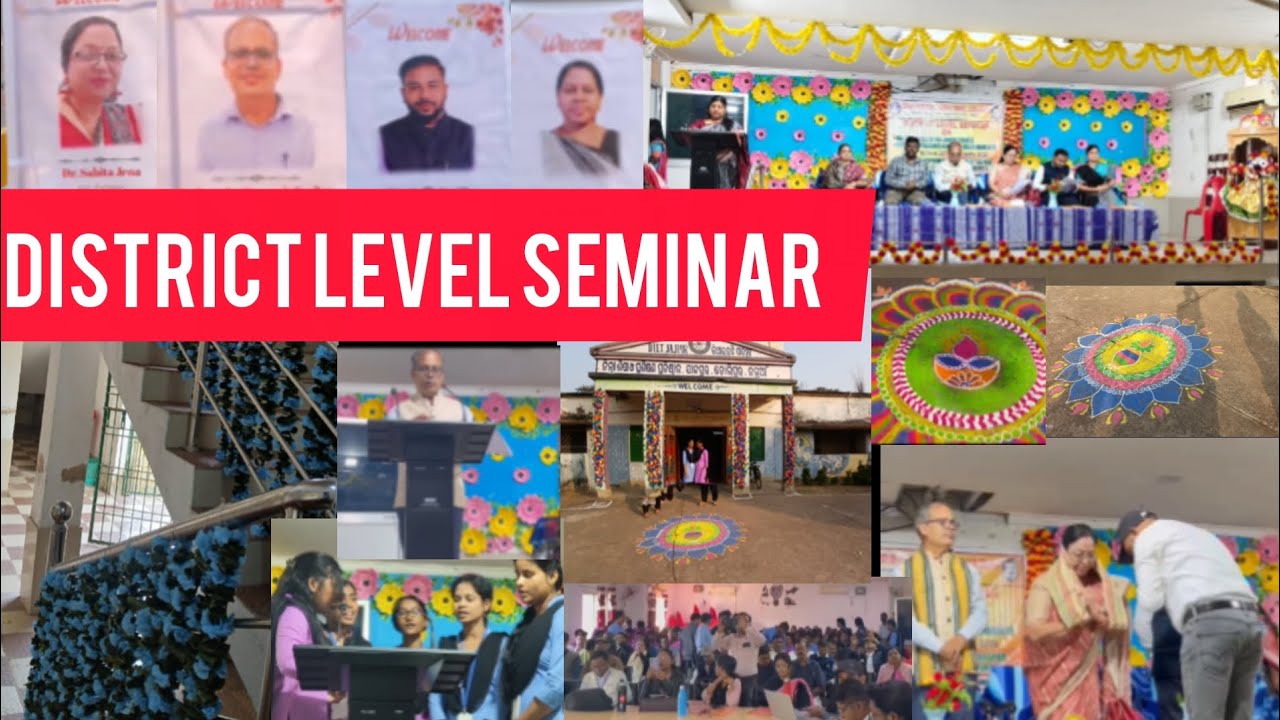 DIET JAJPUR DISTRICT LEVEL SEMINAR 