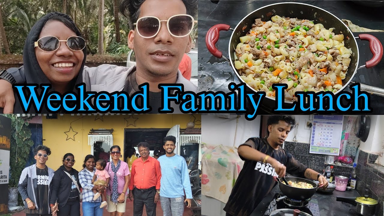 Weekend Family Lunch/PORK&BEEF STEW RECEPIE/Daily vlog #goanvlogger #goancouple #familyvlog 