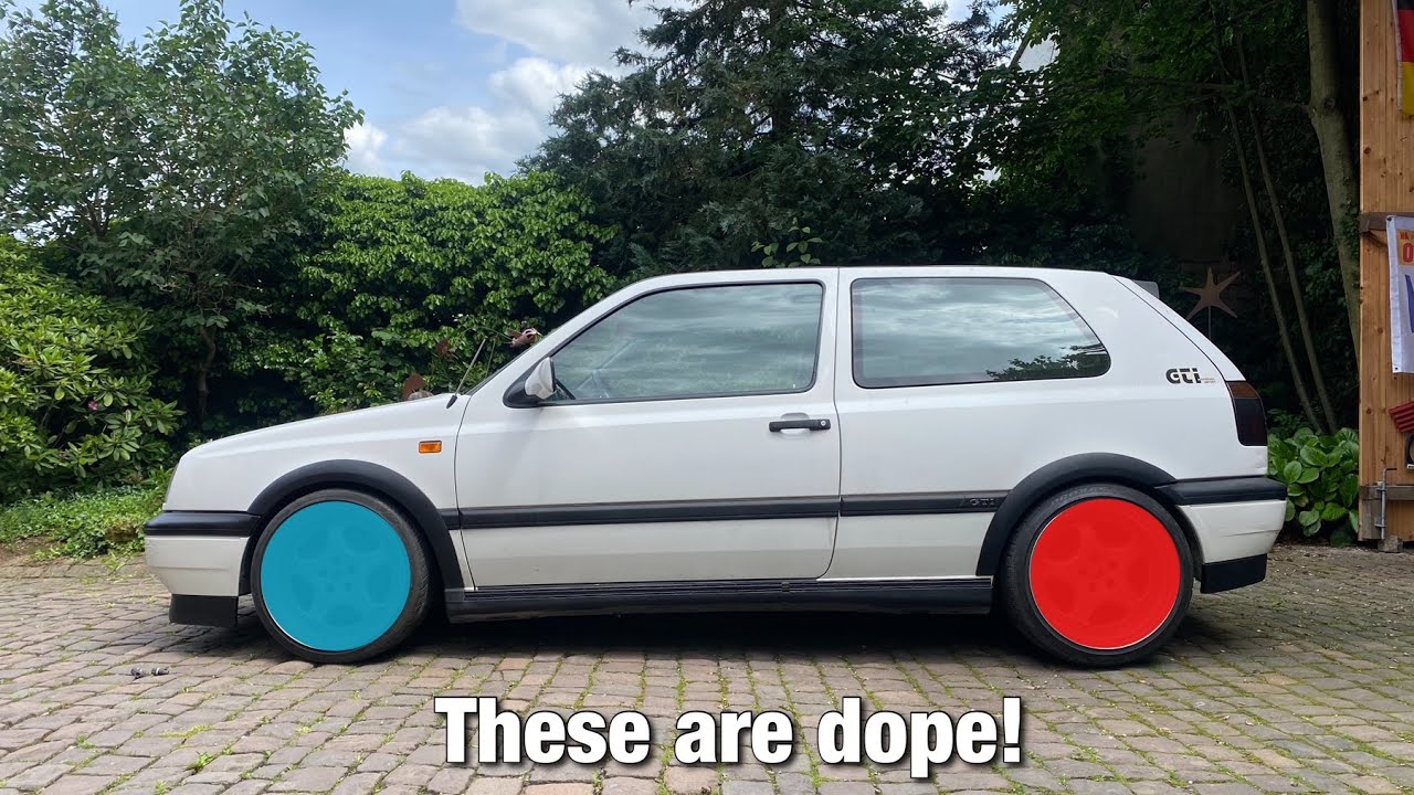 Test Fitting Some Beautiful 3pc Wheels On The GTI!