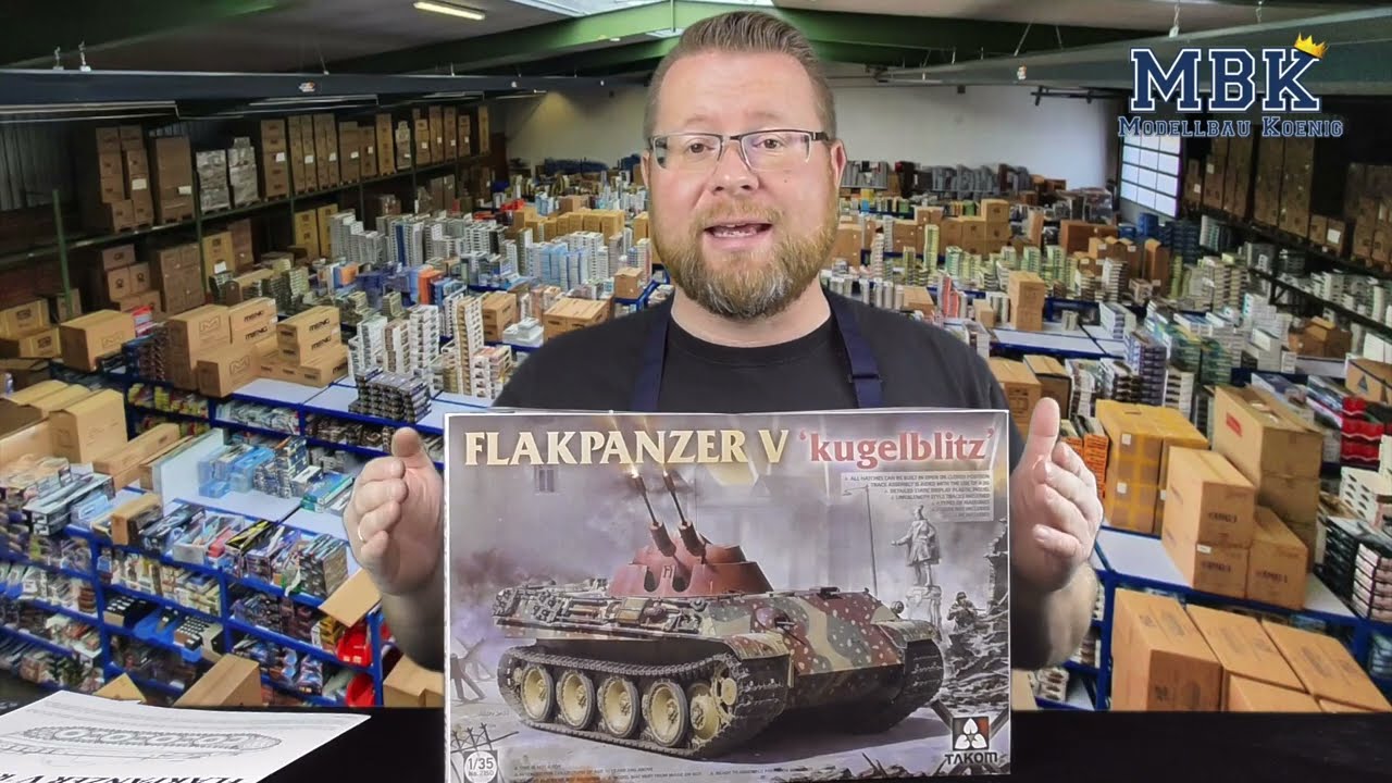 MBK packt aus #615 - 1:35 Flakpanzer V Kugelblitz (Takom 2150)