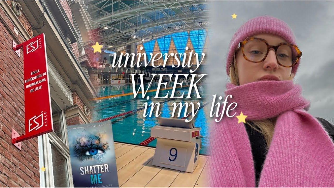 UNE SEMAINE DANS MA VIE, entre master, école, piscine, event, et +