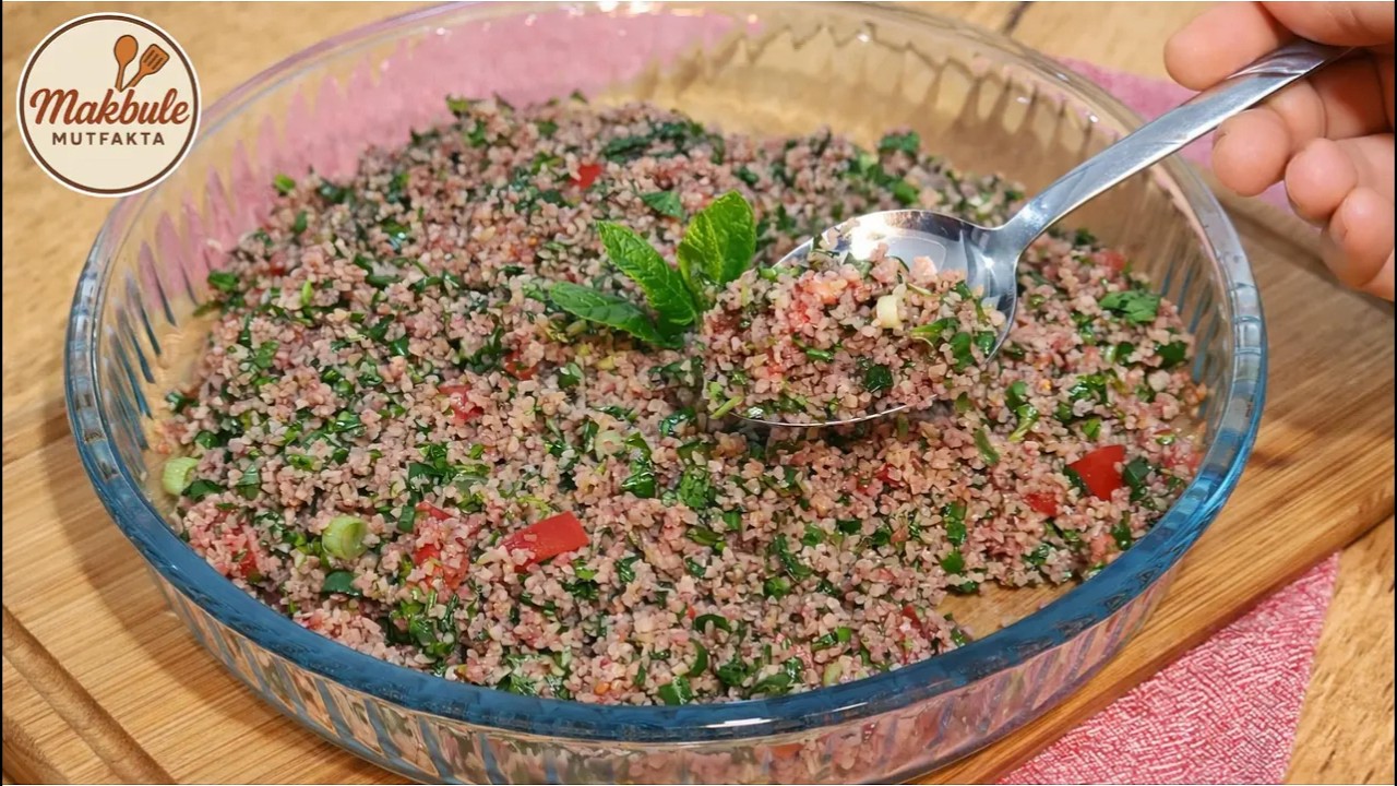 Tabule Tarifi  Gerçek Lübnan Usulü Böyle Yapılır