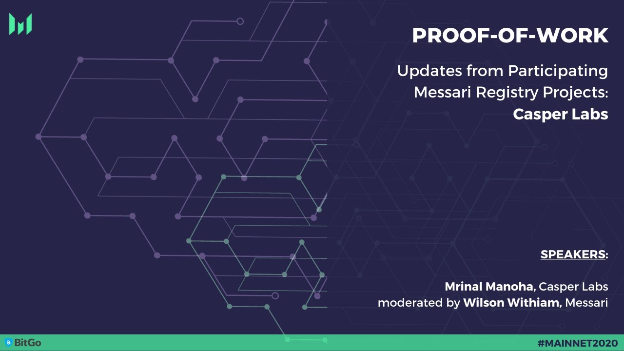 Casper Labs Project Update - Mainnet 2020
